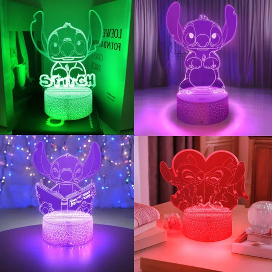 3D Illusion Stitch LED Night Light