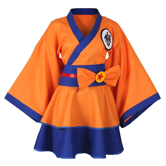 Goku Lolita Cosplay Dress – Anime-Inspired Fantasy Costume for Women & Girls