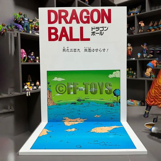 Namek Planet Wooden Display Base – 36×30cm Dragon Ball Z Scene Background