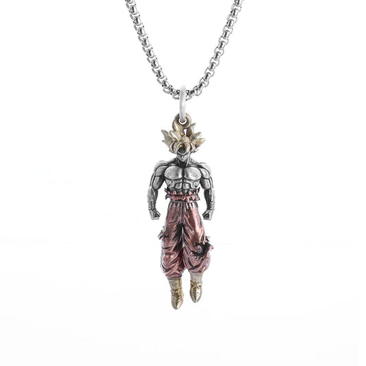 Son Goku Alloy Electroplate Necklace (🎁 Free Gift Sticker)