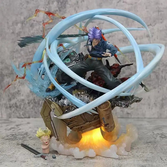 Dragon Ball Trunks 25cm Action Figurine – Two-Headed PVC Statue for Collectors