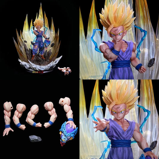 Super Saiyan Son Gohan GK Figure – 42cm Dragon Ball PVC Statue with Light