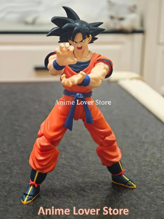 Bandai SHFiguarts SHF Dragon Ball Super Saiyan Trunks Son Goku Figures for Enthusiasts
