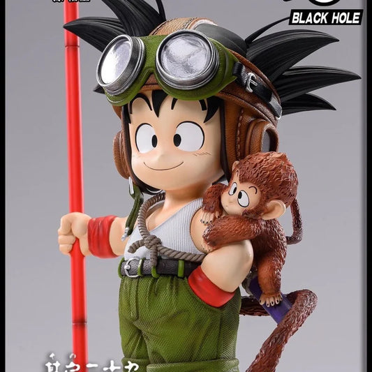 New 16cm Anime Dragon Ball Son Goku Figure With Monkey Kid Goku