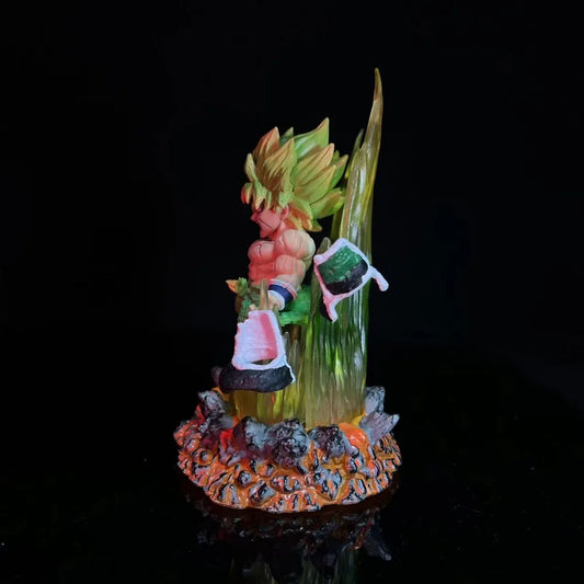 Dragon Ball Z Goku VS Broly Figure – 15cm PVC Action Statue for Collectors