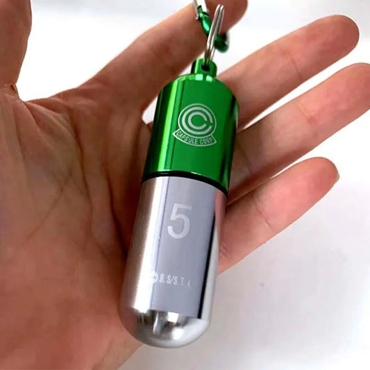 Dragon Ball Cartoon Peripheral Time Capsule Keychain