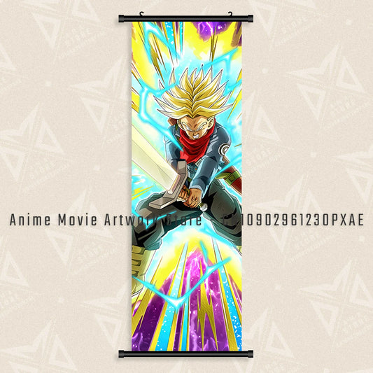 Goku Black Dragon Ball Z Canvas Wall Scroll