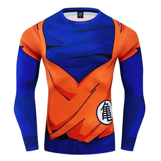 Dragon Ball Men's Sports & Fitness T-Shirt – 3D Printed Quick-Dry Short Sleeve