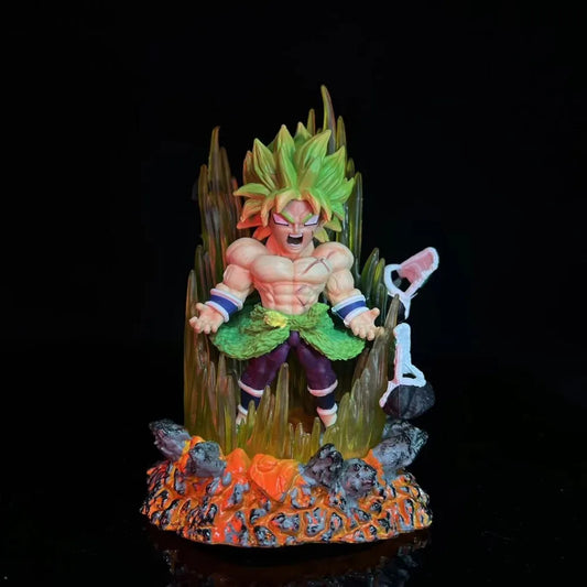 Dragon Ball Z Goku VS Broly Figure – 15cm PVC Action Statue for Collectors